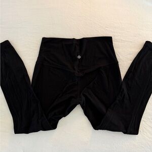 Lululemon Athletica Black Ribbed Leggings
